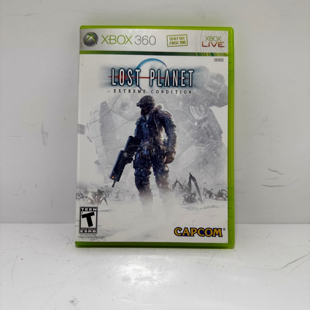 Lost Planet Extreme Condition Xbox 360 Capcom Sci-Fi Action Shooter Complete CIB